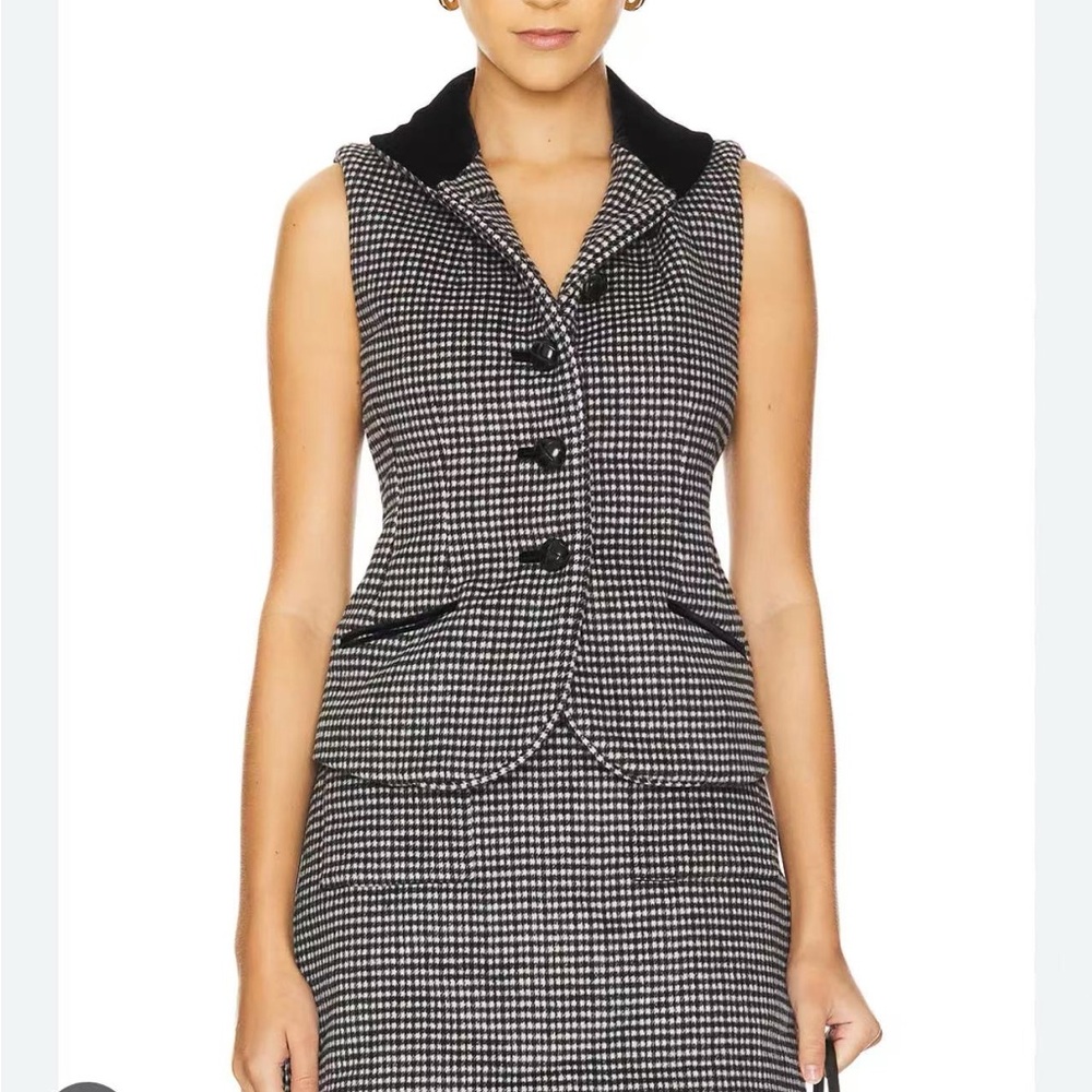 Cara Cara Vora Vest in Check Plaid